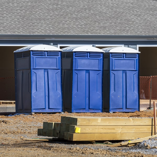 is there a specific order in which to place multiple portable toilets in Bradyville Tennessee